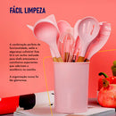 Kit Utensílios de Cozinha em Silicone